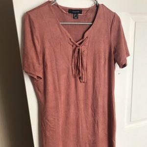 Suede Dress